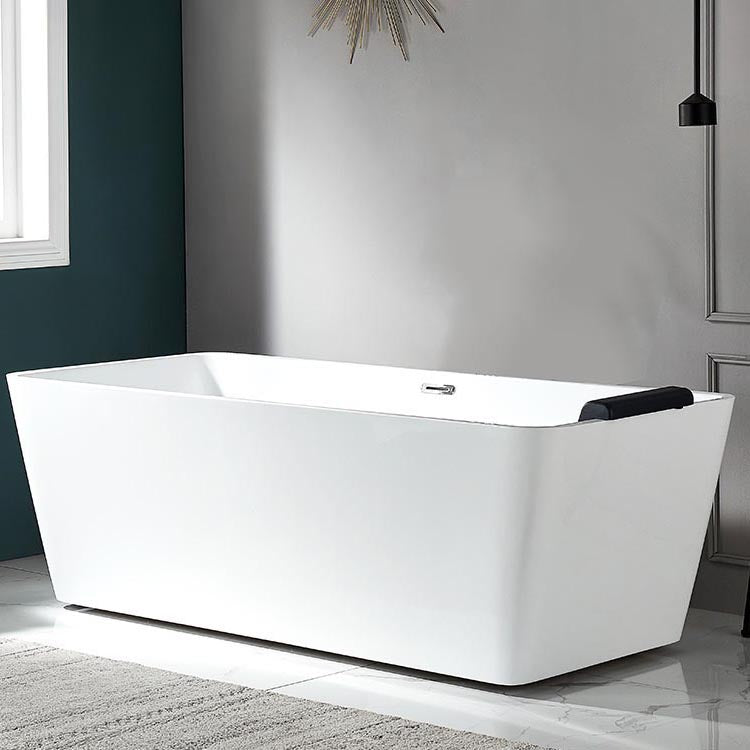 Modern Acrylic Bath Tub Freestanding Matte Finish Bathtub for Home Cream Clearhalo 'Bathroom Remodel & Bathroom Fixtures' 'Bathtubs' 'Home Improvement' 'home_improvement' 'home_improvement_bathtubs' 'Showers & Bathtubs' 6077447