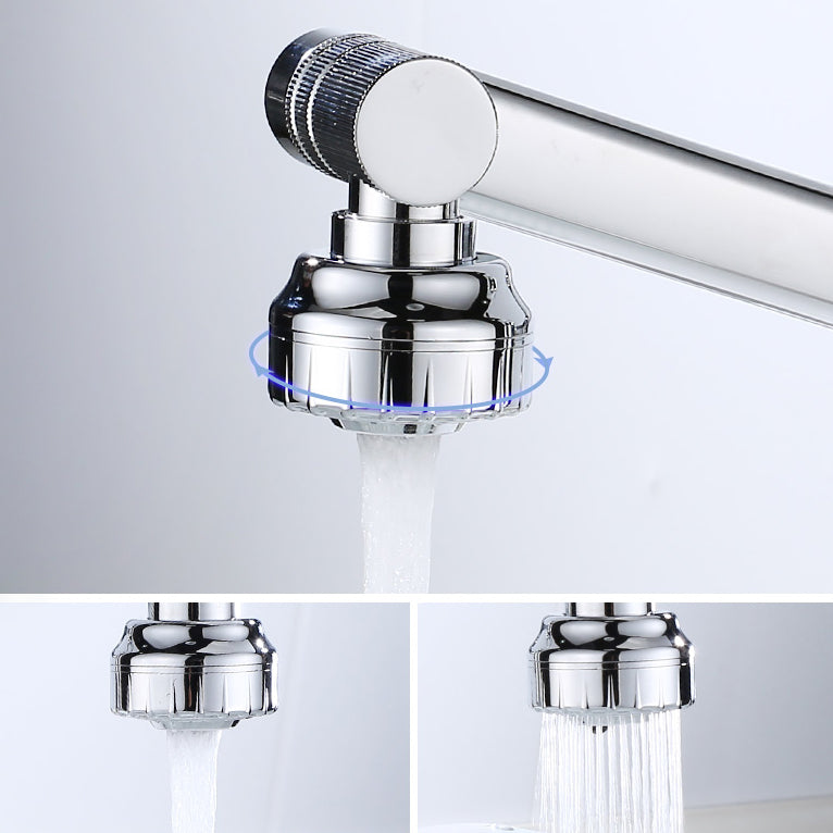 Modern 1-Handle Bathroom Sink Faucet 2 Hole Centerset Lavatory Faucet Clearhalo 'Bathroom Remodel & Bathroom Fixtures' 'Bathroom Sink Faucets' 'Bathroom Sinks & Faucet Components' 'bathroom_sink_faucets' 'Home Improvement' 'home_improvement' 'home_improvement_bathroom_sink_faucets' 6077840