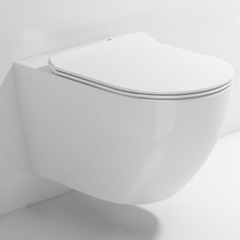 One Piece Elongated Toilet Bowl 0.8/1.58 GPF Ceramics Flush Toilet for Bathroom Clearhalo 'Bathroom Remodel & Bathroom Fixtures' 'Home Improvement' 'home_improvement' 'home_improvement_toilets' 'Toilets & Bidets' 'Toilets' 6077944