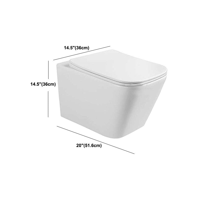 One Piece Elongated Toilet Bowl 0.8/1.58 GPF Ceramics Flush Toilet for Bathroom Clearhalo 'Bathroom Remodel & Bathroom Fixtures' 'Home Improvement' 'home_improvement' 'home_improvement_toilets' 'Toilets & Bidets' 'Toilets' 6077956