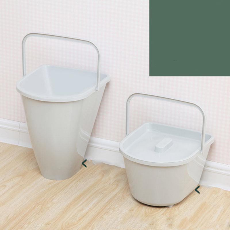 Modern Plastic Toilet Floor Mounted Toilet Bowl with Slow Close Seat for Bathroom Clearhalo 'Bathroom Remodel & Bathroom Fixtures' 'Home Improvement' 'home_improvement' 'home_improvement_toilets' 'Toilets & Bidets' 'Toilets' 6078010
