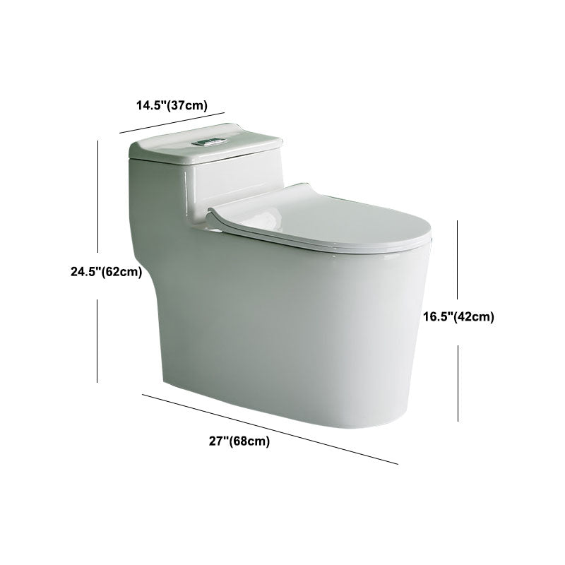 All-In-One Elongated Toilet Dual Flush Siphon Jet Water Saving Toilet with Toilet Seat Clearhalo 'Bathroom Remodel & Bathroom Fixtures' 'Home Improvement' 'home_improvement' 'home_improvement_toilets' 'Toilets & Bidets' 'Toilets' 6090667