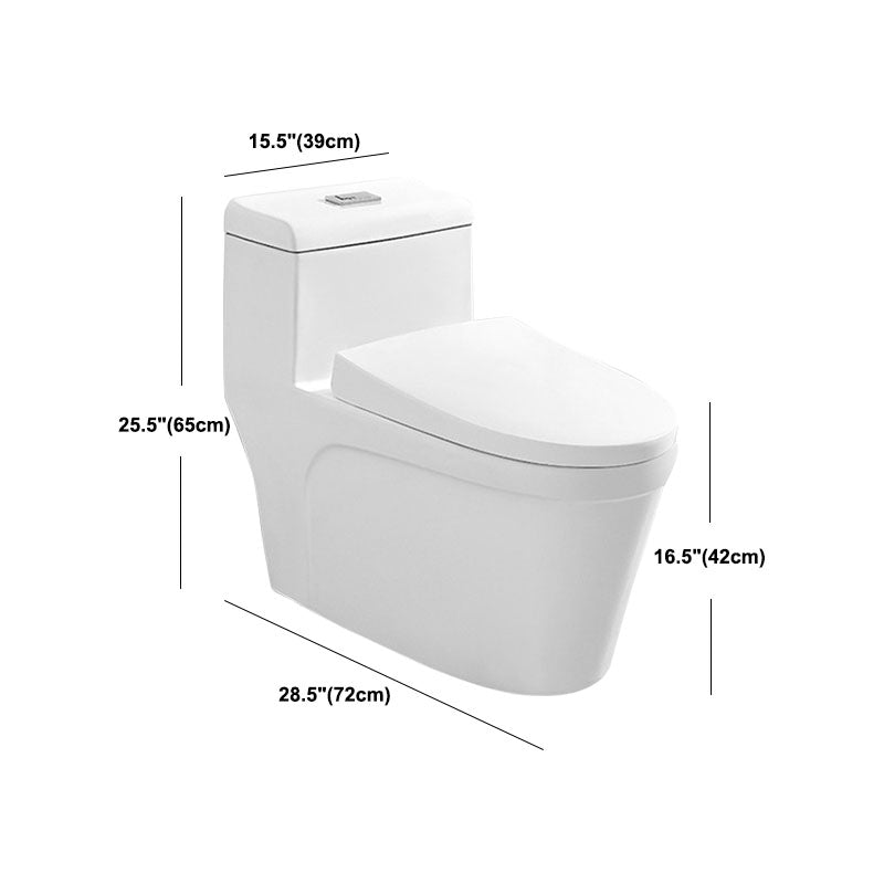 All-In-One Elongated Toilet Dual Flush Siphon Jet Water Saving Toilet with Toilet Seat Clearhalo 'Bathroom Remodel & Bathroom Fixtures' 'Home Improvement' 'home_improvement' 'home_improvement_toilets' 'Toilets & Bidets' 'Toilets' 6090669