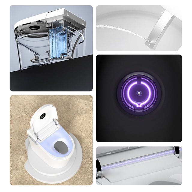 Modern Floor Mounted White Urine Toilet Siphon Jet Toilet Bowl with Toilet Seat Clearhalo 'Bathroom Remodel & Bathroom Fixtures' 'Home Improvement' 'home_improvement' 'home_improvement_toilets' 'Toilets & Bidets' 'Toilets' 6111604
