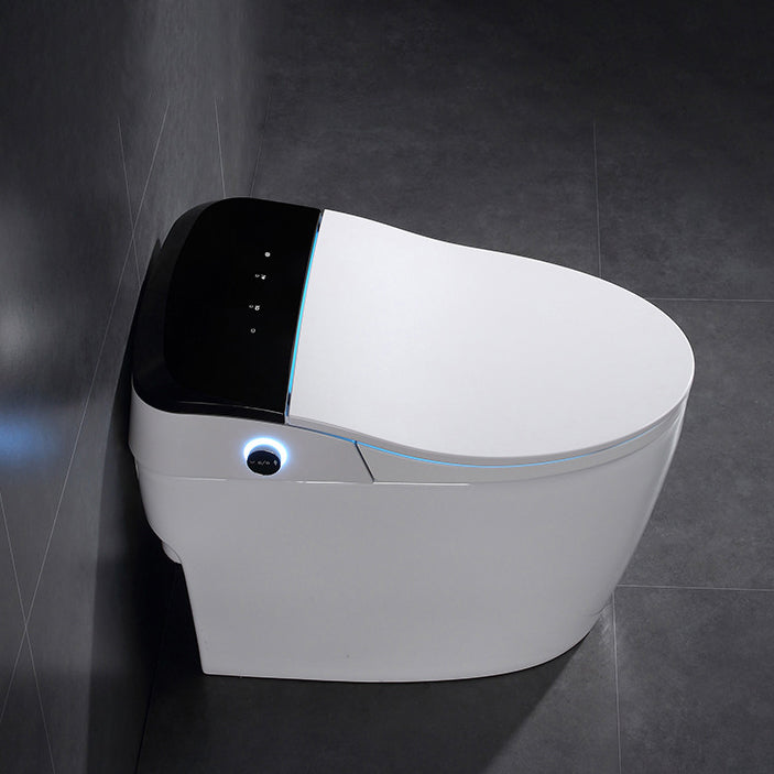 Modern One Piece Toilet Floor Mounted Toilet Bowl with Seat for Washroom Clearhalo 'Bathroom Remodel & Bathroom Fixtures' 'Home Improvement' 'home_improvement' 'home_improvement_toilets' 'Toilets & Bidets' 'Toilets' 6117997