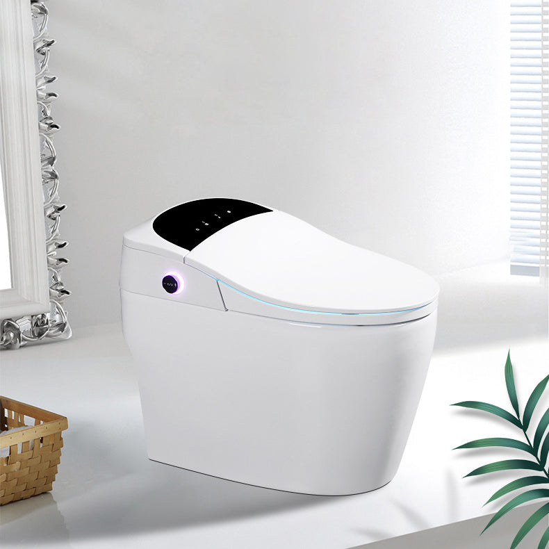Modern One Piece Toilet Floor Mounted Toilet Bowl with Seat for Washroom Clearhalo 'Bathroom Remodel & Bathroom Fixtures' 'Home Improvement' 'home_improvement' 'home_improvement_toilets' 'Toilets & Bidets' 'Toilets' 6118017