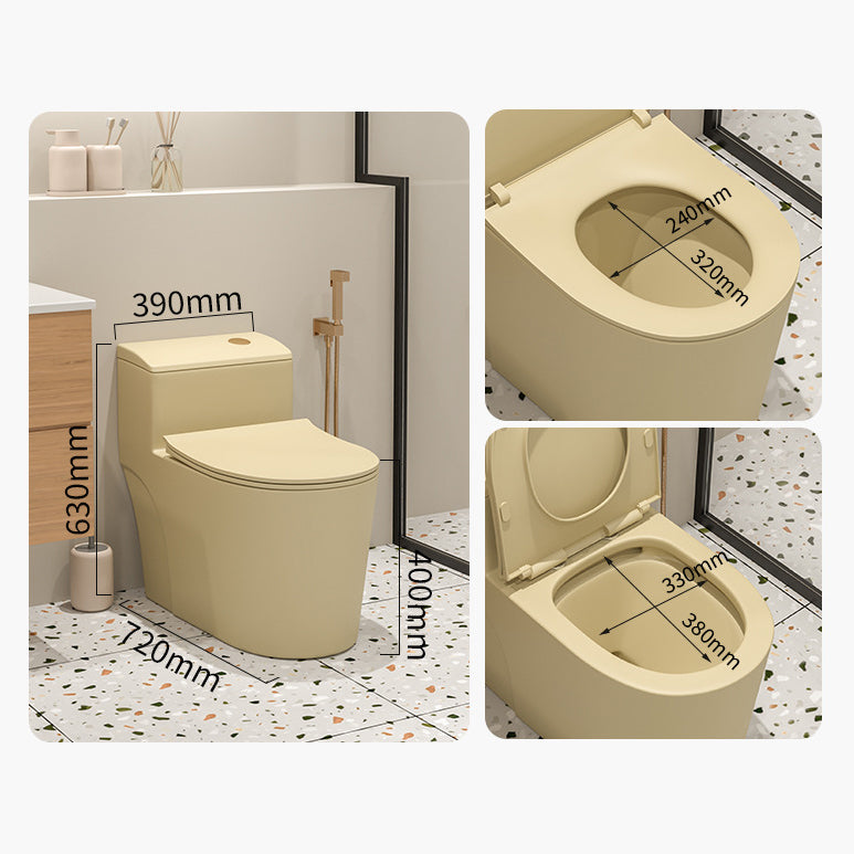 Traditional Skirted Toilet Floor Mount One-Piece Flush Toilet with Slow Close Seat Clearhalo 'Bathroom Remodel & Bathroom Fixtures' 'Home Improvement' 'home_improvement' 'home_improvement_toilets' 'Toilets & Bidets' 'Toilets' 6131324