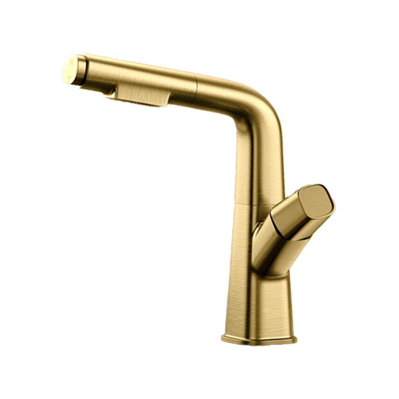 1 Handles Contemporary Vessel Sink Faucet 1 Hole Faucet for Bathroom Clearhalo 'Bathroom Remodel & Bathroom Fixtures' 'Bathroom Sink Faucets' 'Bathroom Sinks & Faucet Components' 'bathroom_sink_faucets' 'Home Improvement' 'home_improvement' 'home_improvement_bathroom_sink_faucets' 6131475