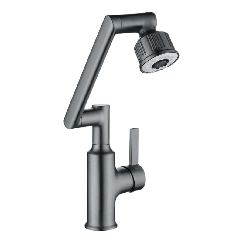 Contemporary Style Faucets One Lever Handles Vessel Sink Faucets Clearhalo 'Bathroom Remodel & Bathroom Fixtures' 'Bathroom Sink Faucets' 'Bathroom Sinks & Faucet Components' 'bathroom_sink_faucets' 'Home Improvement' 'home_improvement' 'home_improvement_bathroom_sink_faucets' 6131498