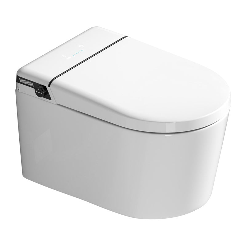 All-In-One Wall Mount Toilet Porcelain Contemporary Toilet Bowl Clearhalo 'Bathroom Remodel & Bathroom Fixtures' 'Home Improvement' 'home_improvement' 'home_improvement_toilets' 'Toilets & Bidets' 'Toilets' 6135575