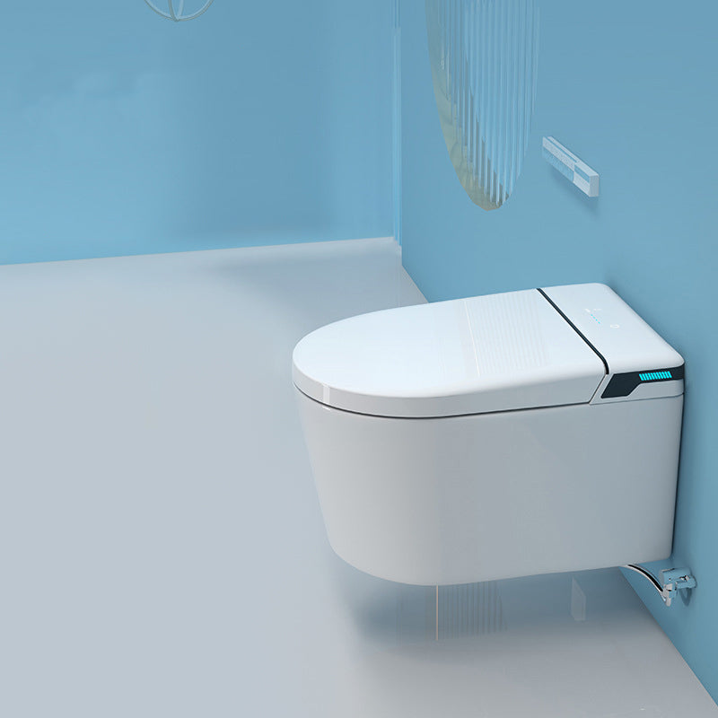 All-In-One Wall Mount Toilet Porcelain Contemporary Toilet Bowl Clearhalo 'Bathroom Remodel & Bathroom Fixtures' 'Home Improvement' 'home_improvement' 'home_improvement_toilets' 'Toilets & Bidets' 'Toilets' 6135595