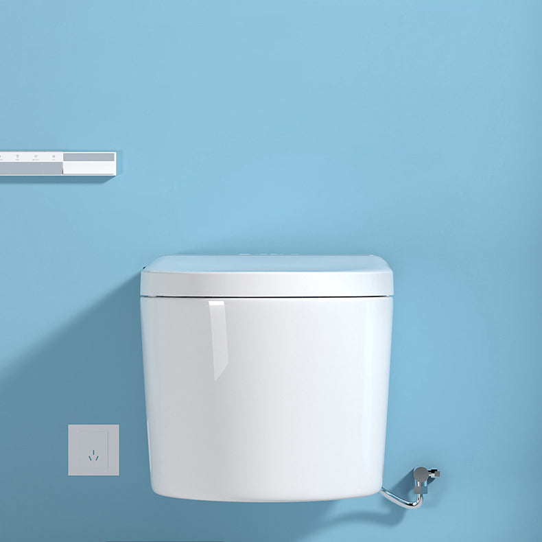 All-In-One Wall Mount Toilet Porcelain Contemporary Toilet Bowl Clearhalo 'Bathroom Remodel & Bathroom Fixtures' 'Home Improvement' 'home_improvement' 'home_improvement_toilets' 'Toilets & Bidets' 'Toilets' 6135596