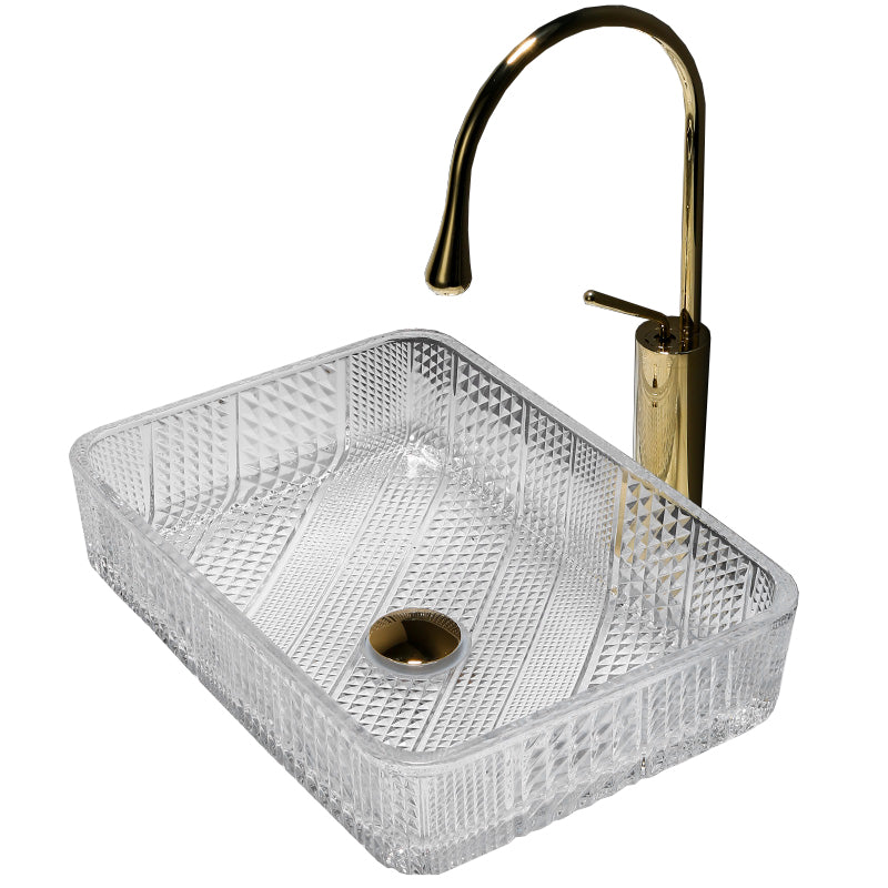 Modern Clear Wash Stand Glass Trough Bathroom Sink for Bathroom Clearhalo 'Bathroom Remodel & Bathroom Fixtures' 'Bathroom Sinks & Faucet Components' 'Bathroom Sinks' 'bathroom_sink' 'Home Improvement' 'home_improvement' 'home_improvement_bathroom_sink' 6149832