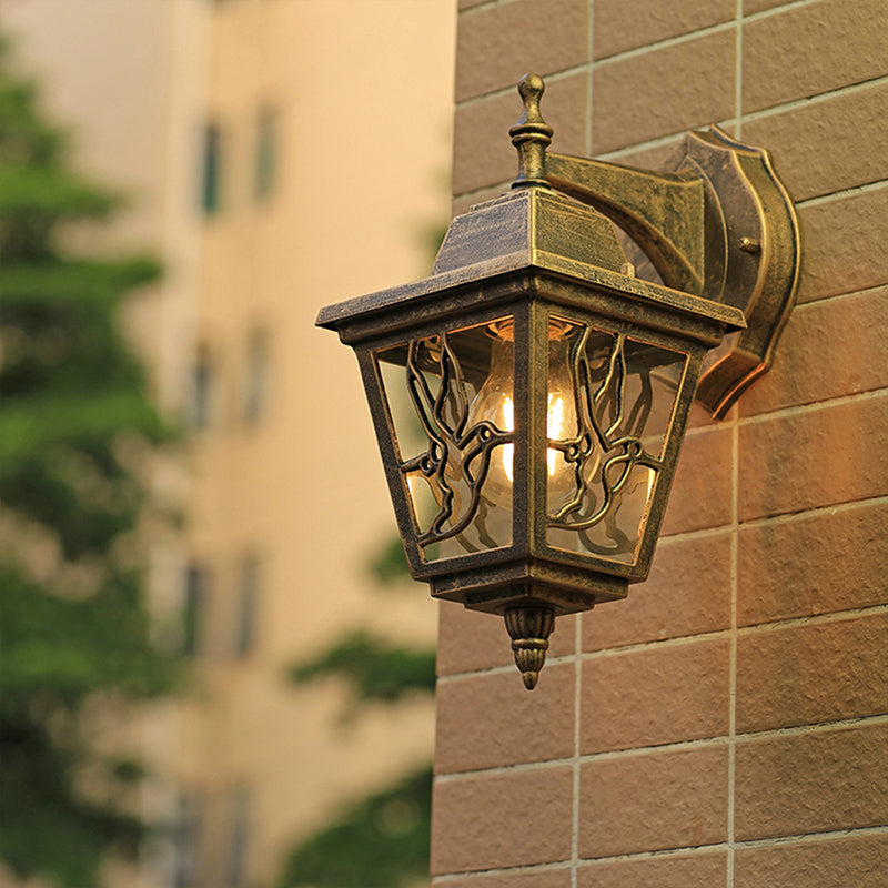 Farmhouse Swallow Sconce Lighting 1-Head Metallic Up/Down Wall Mount Lamp Fixture in Brass Brass Down Clearhalo 'Wall Lamps & Sconces' 'Wall Lights' Lighting' 615755