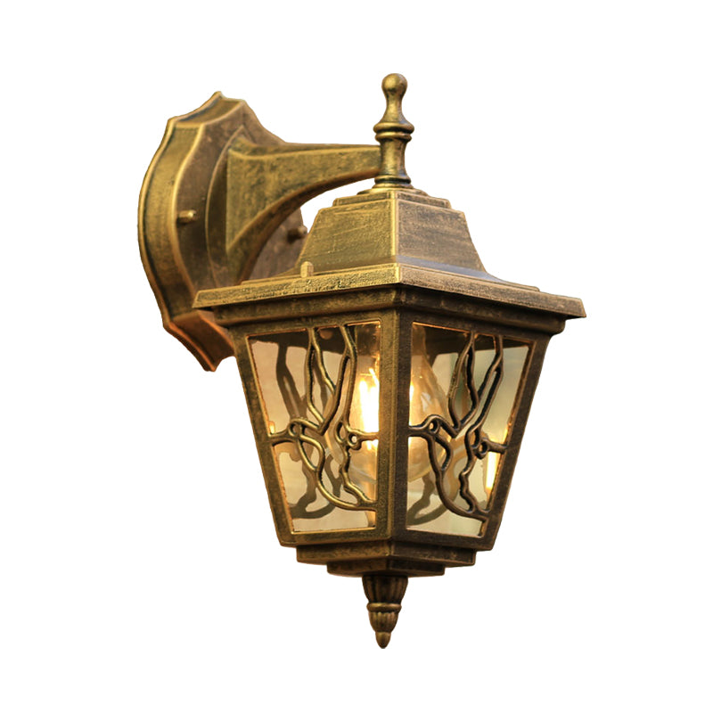 Farmhouse Swallow Sconce Lighting 1-Head Metallic Up/Down Wall Mount Lamp Fixture in Brass Clearhalo 'Wall Lamps & Sconces' 'Wall Lights' Lighting' 615757