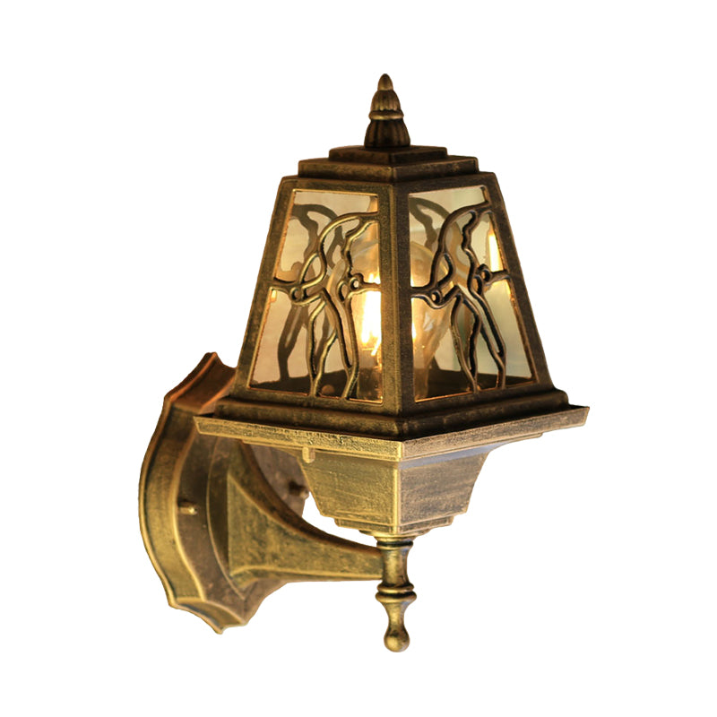 Farmhouse Swallow Sconce Lighting 1-Head Metallic Up/Down Wall Mount Lamp Fixture in Brass Clearhalo 'Wall Lamps & Sconces' 'Wall Lights' Lighting' 615762