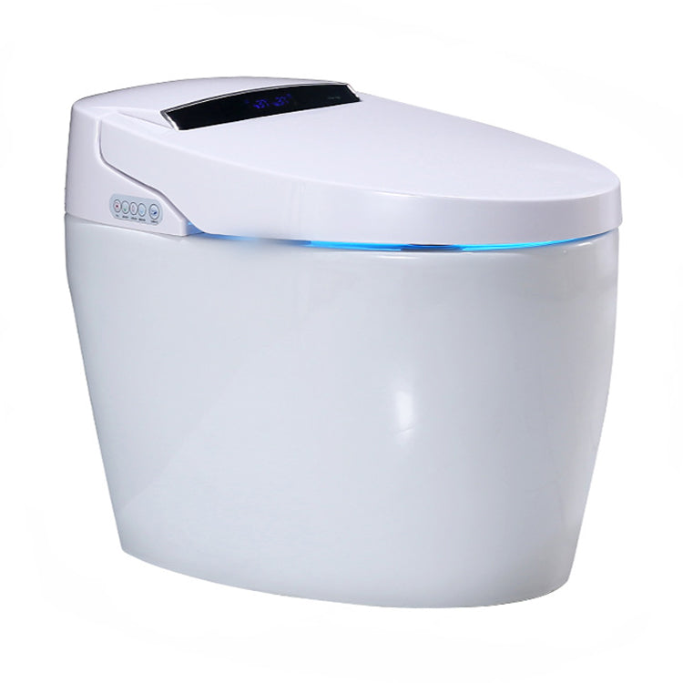 Modern 1-Piece Bidet Toilet Floor Mounted Toilet Bowl for Washroom 16" Clearhalo 'Bathroom Remodel & Bathroom Fixtures' 'Home Improvement' 'home_improvement' 'home_improvement_toilets' 'Toilets & Bidets' 'Toilets' 6177108