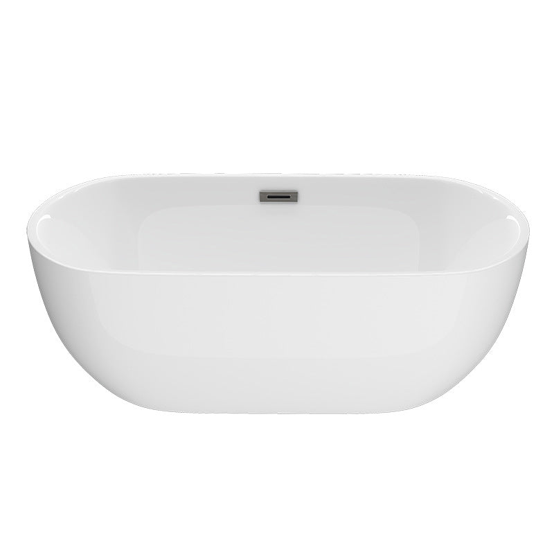 Contemporary Soaking Bathtub Acrylic Rectangular Tub for Home Clearhalo 'Bathroom Remodel & Bathroom Fixtures' 'Bathtubs' 'Home Improvement' 'home_improvement' 'home_improvement_bathtubs' 'Showers & Bathtubs' 6194198