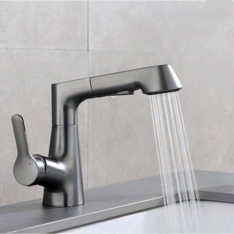Industrial Style Widespread Faucets Lever Handles Faucets for Bathroom Clearhalo 'Bathroom Remodel & Bathroom Fixtures' 'Bathroom Sink Faucets' 'Bathroom Sinks & Faucet Components' 'bathroom_sink_faucets' 'Home Improvement' 'home_improvement' 'home_improvement_bathroom_sink_faucets' 6211591