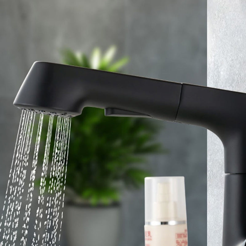 Industrial Style Widespread Faucets Lever Handles Faucets for Bathroom Clearhalo 'Bathroom Remodel & Bathroom Fixtures' 'Bathroom Sink Faucets' 'Bathroom Sinks & Faucet Components' 'bathroom_sink_faucets' 'Home Improvement' 'home_improvement' 'home_improvement_bathroom_sink_faucets' 6211597