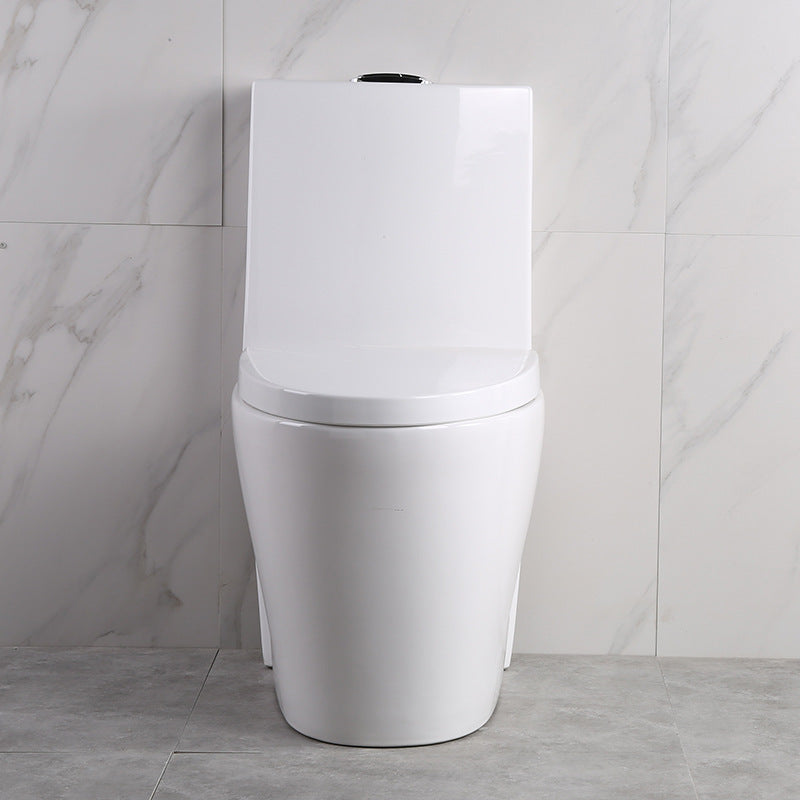 Contemporary Elongated Toilet Bowl Gravity Flush Toilet with Seat for Bathroom Clearhalo 'Bathroom Remodel & Bathroom Fixtures' 'Home Improvement' 'home_improvement' 'home_improvement_toilets' 'Toilets & Bidets' 'Toilets' 6212598