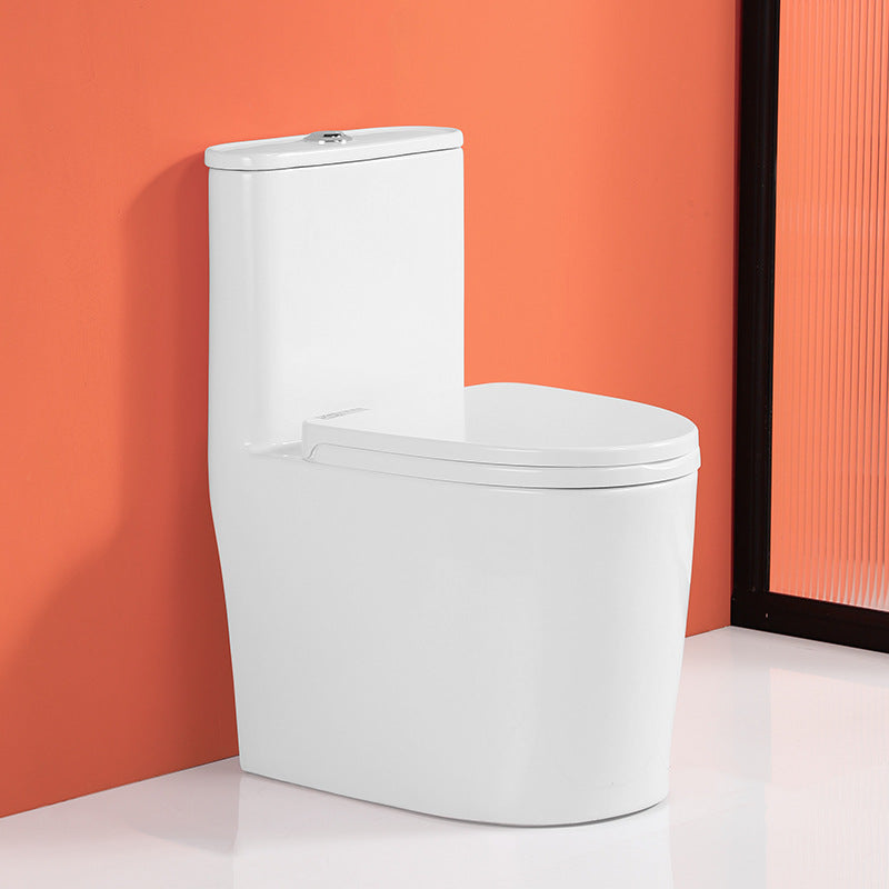 Floor Mounted Porcelain Toilet One-Piece Toilet Modern Flush Toilet 15"L x 23"W x 29"H Clearhalo 'Bathroom Remodel & Bathroom Fixtures' 'Home Improvement' 'home_improvement' 'home_improvement_toilets' 'Toilets & Bidets' 'Toilets' 6213933