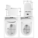 Floor Mounted Porcelain Toilet One-Piece Toilet Modern Flush Toilet Clearhalo 'Bathroom Remodel & Bathroom Fixtures' 'Home Improvement' 'home_improvement' 'home_improvement_toilets' 'Toilets & Bidets' 'Toilets' 6213941