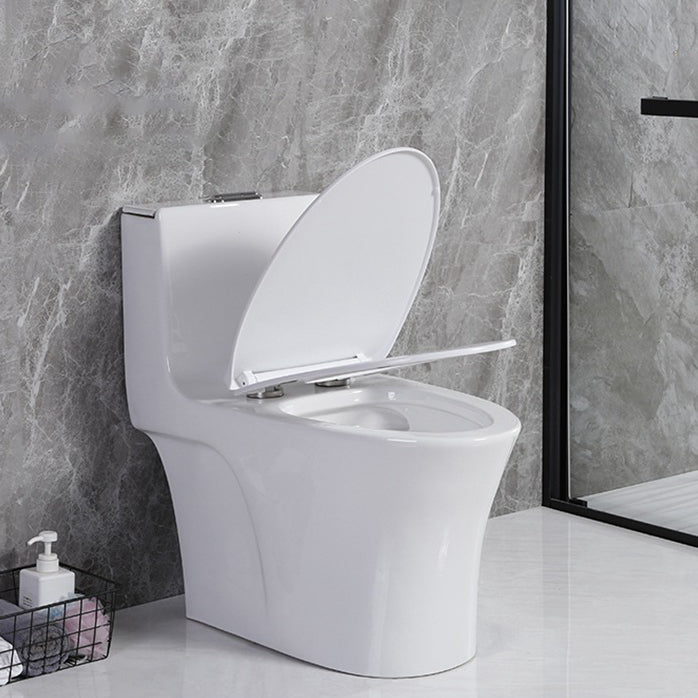 Modern Siphon Jet Toilet Floor Mount Flush Toilet with Toilet Seat Clearhalo 'Bathroom Remodel & Bathroom Fixtures' 'Home Improvement' 'home_improvement' 'home_improvement_toilets' 'Toilets & Bidets' 'Toilets' 6213972
