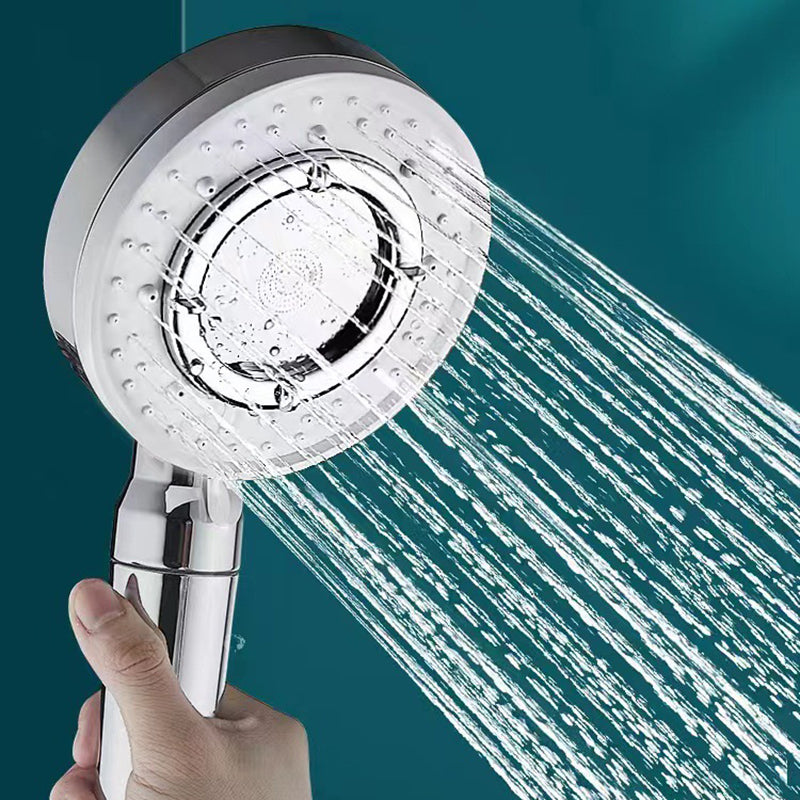 Modern Handheld Shower Head Adjustable Spray Pattern Shower Head in Stainless Steel Clearhalo 'Bathroom Remodel & Bathroom Fixtures' 'Home Improvement' 'home_improvement' 'home_improvement_shower_heads' 'Shower Heads' 'shower_heads' 'Showers & Bathtubs Plumbing' 'Showers & Bathtubs' 6215097