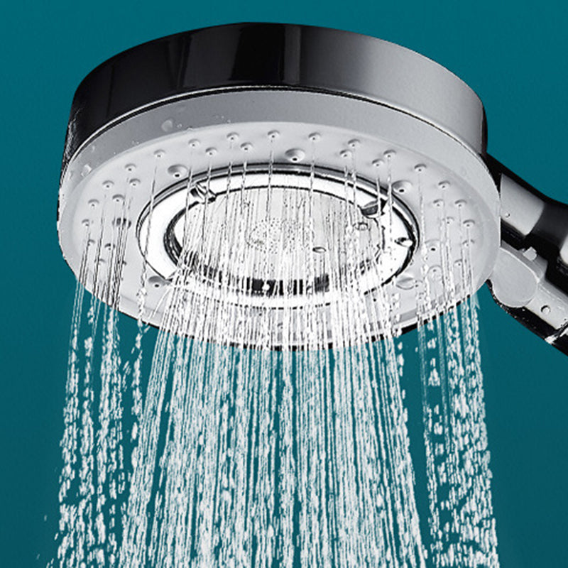 Modern Handheld Shower Head Adjustable Spray Pattern Shower Head in Stainless Steel Clearhalo 'Bathroom Remodel & Bathroom Fixtures' 'Home Improvement' 'home_improvement' 'home_improvement_shower_heads' 'Shower Heads' 'shower_heads' 'Showers & Bathtubs Plumbing' 'Showers & Bathtubs' 6215099