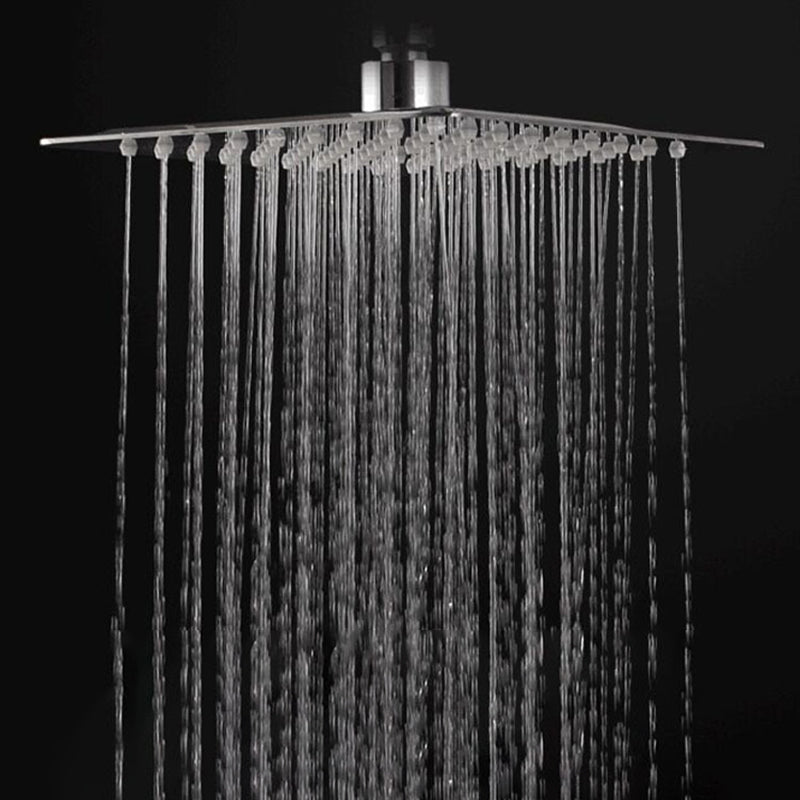 Metal Fixed Shower Head Modern Bathroom Ceiling Mounted Shower Head Clearhalo 'Bathroom Remodel & Bathroom Fixtures' 'Home Improvement' 'home_improvement' 'home_improvement_shower_heads' 'Shower Heads' 'shower_heads' 'Showers & Bathtubs Plumbing' 'Showers & Bathtubs' 6215188