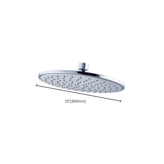 Wall Mounted Fixed Shower Head Modern Style Metal Shower Head Clearhalo 'Bathroom Remodel & Bathroom Fixtures' 'Home Improvement' 'home_improvement' 'home_improvement_shower_heads' 'Shower Heads' 'shower_heads' 'Showers & Bathtubs Plumbing' 'Showers & Bathtubs' 6215301