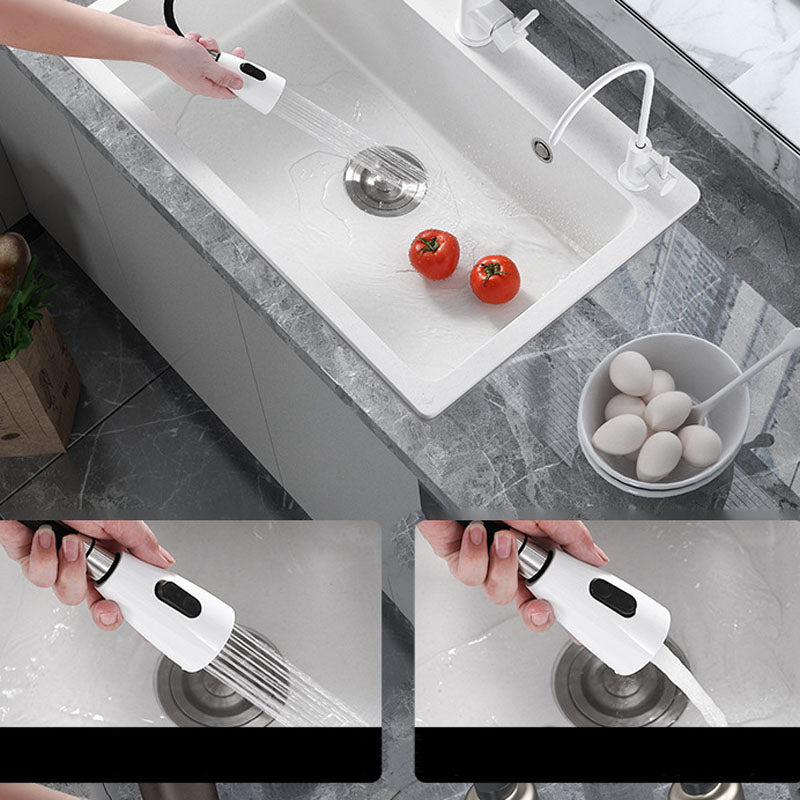 Modern Kitchen Sink Quartz with Accessories and Faucet Drop-In Workstation Sink Clearhalo 'Home Improvement' 'home_improvement' 'home_improvement_kitchen_sinks' 'Kitchen Remodel & Kitchen Fixtures' 'Kitchen Sinks & Faucet Components' 'Kitchen Sinks' 'kitchen_sinks' 6227390