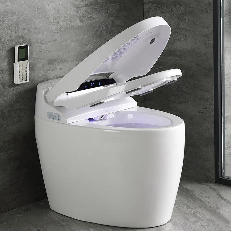 Modern Urine Toilet All-In-One Siphon Jet Flush Toilet for Bathroom 16"L x 27"W x 20"H Automatic Lid( Top Configuration) Clearhalo 'Bathroom Remodel & Bathroom Fixtures' 'Home Improvement' 'home_improvement' 'home_improvement_toilets' 'Toilets & Bidets' 'Toilets' 6227703