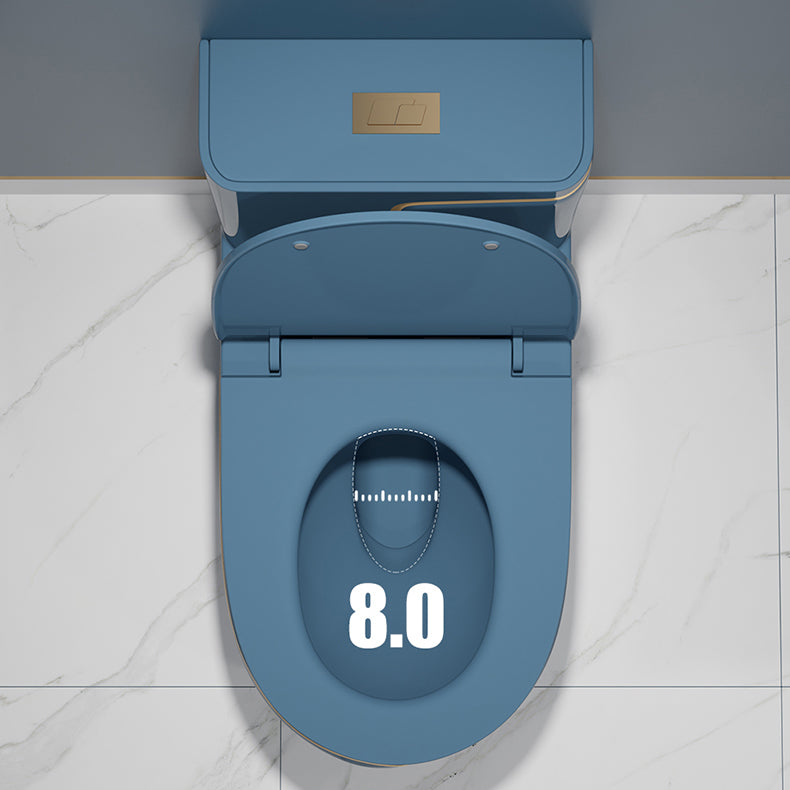 One-Piece Flush Toilet Floor Mount Traditional Toilet with Slow Close Seat Clearhalo 'Bathroom Remodel & Bathroom Fixtures' 'Home Improvement' 'home_improvement' 'home_improvement_toilets' 'Toilets & Bidets' 'Toilets' 6229209