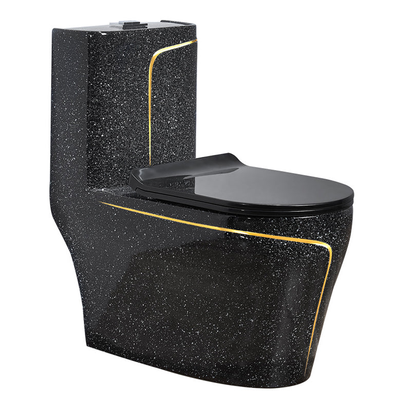 Floor Mount Flush Toilet Traditional One-Piece Toilet with Slow Close Seat Clearhalo 'Bathroom Remodel & Bathroom Fixtures' 'Home Improvement' 'home_improvement' 'home_improvement_toilets' 'Toilets & Bidets' 'Toilets' 6242233