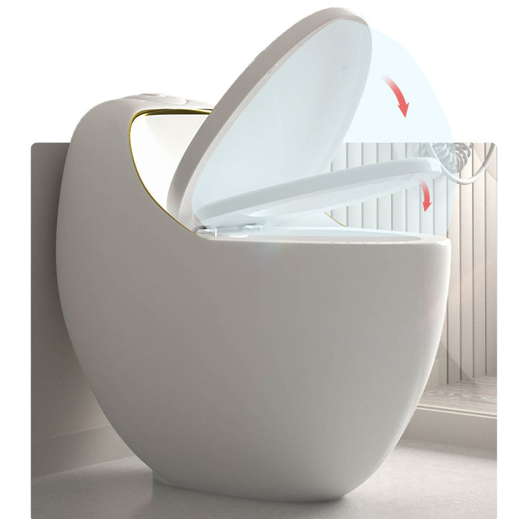 Siphon Jet Toilet Bowl Floor Mounted All-In-One Urine Toilet Clearhalo 'Bathroom Remodel & Bathroom Fixtures' 'Home Improvement' 'home_improvement' 'home_improvement_toilets' 'Toilets & Bidets' 'Toilets' 6242298