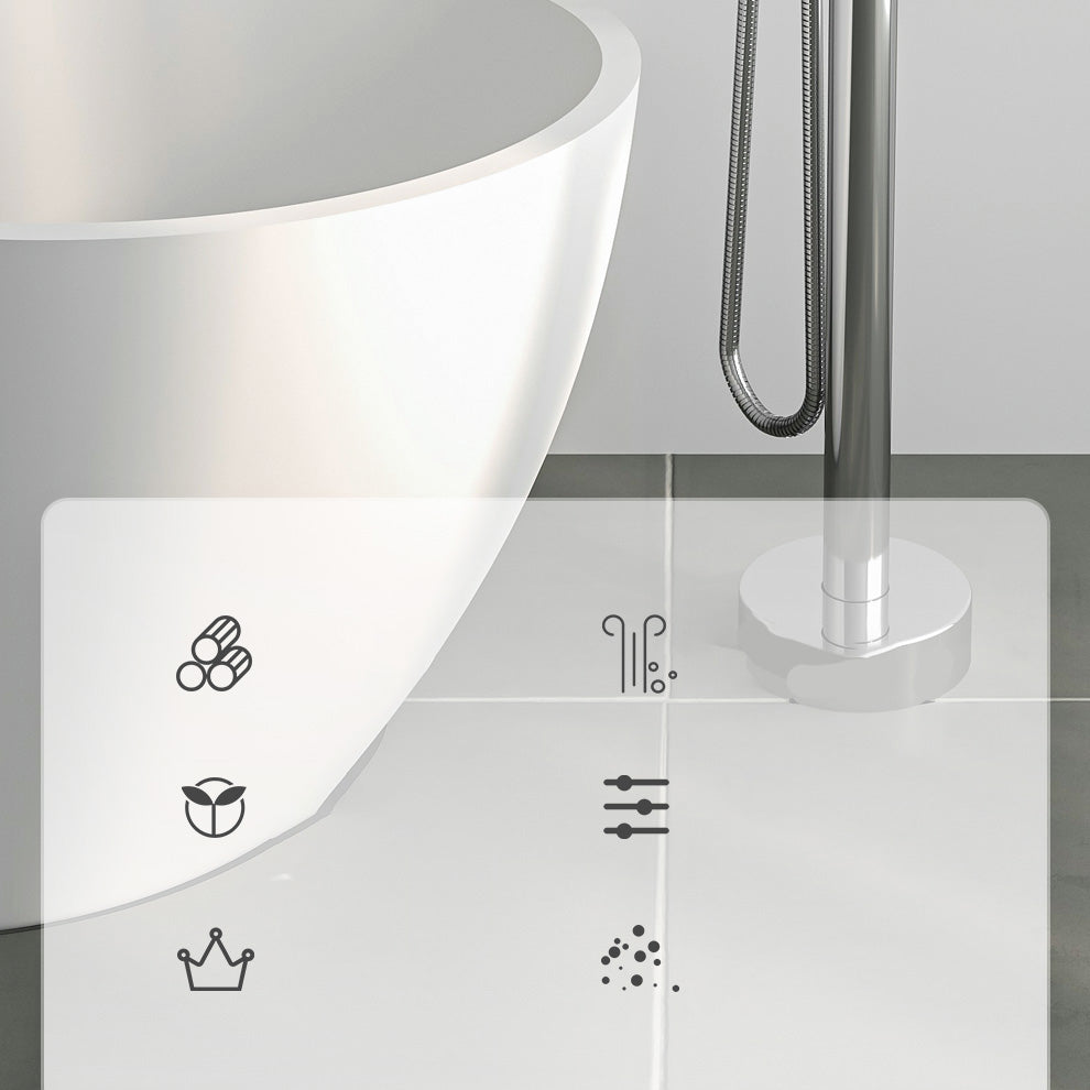 Modern Freestanding Bathtub Faucet One Handle Copper Freestanding Tub Filler Trim Clearhalo 'Bathroom Remodel & Bathroom Fixtures' 'Bathtub Faucets' 'bathtub_faucets' 'Home Improvement' 'home_improvement' 'home_improvement_bathtub_faucets' 6248666