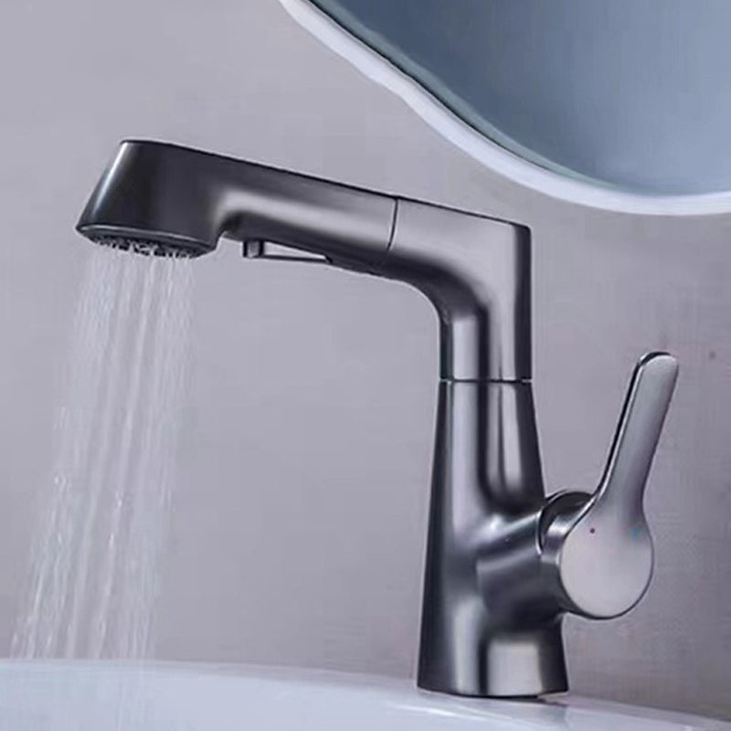 Industrial Style Faucets Lever Handles Widespread Faucets for Bathroom Black Clearhalo 'Bathroom Remodel & Bathroom Fixtures' 'Bathroom Sink Faucets' 'Bathroom Sinks & Faucet Components' 'bathroom_sink_faucets' 'Home Improvement' 'home_improvement' 'home_improvement_bathroom_sink_faucets' 6255479