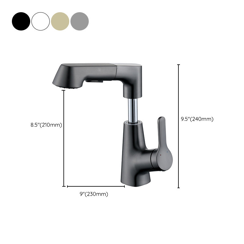 Industrial Style Faucets Lever Handles Widespread Faucets for Bathroom Clearhalo 'Bathroom Remodel & Bathroom Fixtures' 'Bathroom Sink Faucets' 'Bathroom Sinks & Faucet Components' 'bathroom_sink_faucets' 'Home Improvement' 'home_improvement' 'home_improvement_bathroom_sink_faucets' 6255491
