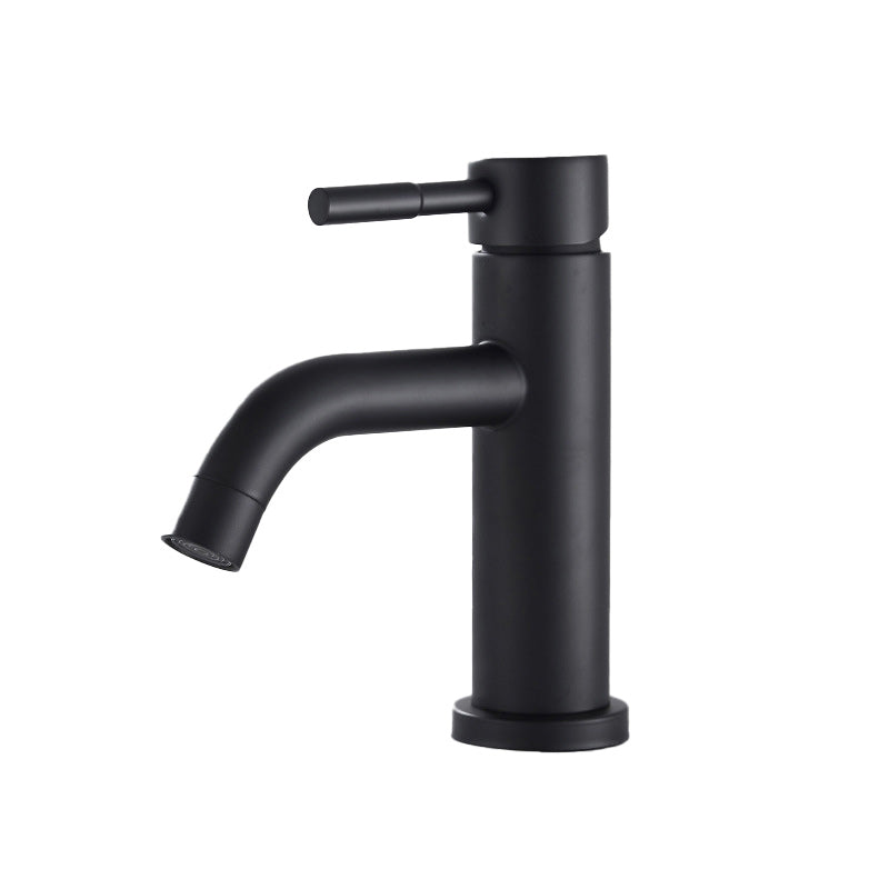 Contemporary Vessel Faucet Single Handle Low Arc Copper Vessel Faucet Clearhalo 'Bathroom Remodel & Bathroom Fixtures' 'Bathroom Sink Faucets' 'Bathroom Sinks & Faucet Components' 'bathroom_sink_faucets' 'Home Improvement' 'home_improvement' 'home_improvement_bathroom_sink_faucets' 6255533