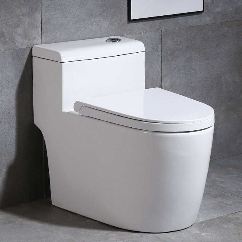 Contemporary One Piece Toilet Floor Mounted Toilet Bowl for Washroom 16"L x 28"W x 24"H 12" Clearhalo 'Bathroom Remodel & Bathroom Fixtures' 'Home Improvement' 'home_improvement' 'home_improvement_toilets' 'Toilets & Bidets' 'Toilets' 6262269