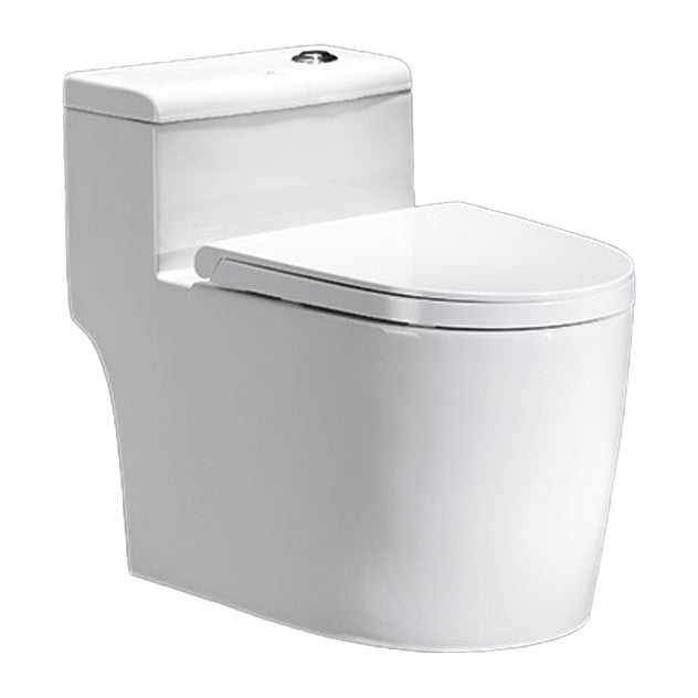 Contemporary One Piece Toilet Floor Mounted Toilet Bowl for Washroom 16"L x 28"W x 24"H 16" Clearhalo 'Bathroom Remodel & Bathroom Fixtures' 'Home Improvement' 'home_improvement' 'home_improvement_toilets' 'Toilets & Bidets' 'Toilets' 6262271