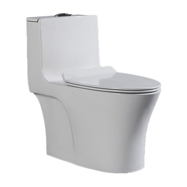 Contemporary One Piece Toilet Floor Mounted Toilet Bowl for Washroom 14"L x 28"W x 28"H Clearhalo 'Bathroom Remodel & Bathroom Fixtures' 'Home Improvement' 'home_improvement' 'home_improvement_toilets' 'Toilets & Bidets' 'Toilets' 6262273
