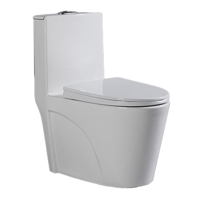 Contemporary One Piece Toilet Floor Mounted Toilet Bowl for Washroom 15"L x 26"W x 30"H Clearhalo 'Bathroom Remodel & Bathroom Fixtures' 'Home Improvement' 'home_improvement' 'home_improvement_toilets' 'Toilets & Bidets' 'Toilets' 6262280