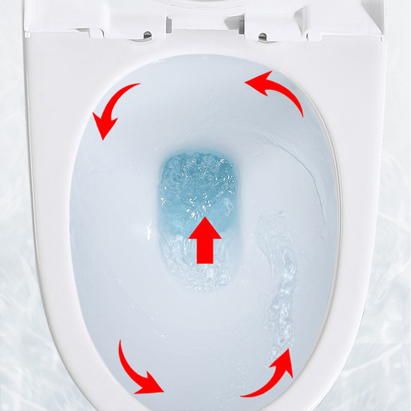 Contemporary One Piece Toilet Floor Mounted Toilet Bowl for Washroom Clearhalo 'Bathroom Remodel & Bathroom Fixtures' 'Home Improvement' 'home_improvement' 'home_improvement_toilets' 'Toilets & Bidets' 'Toilets' 6262283