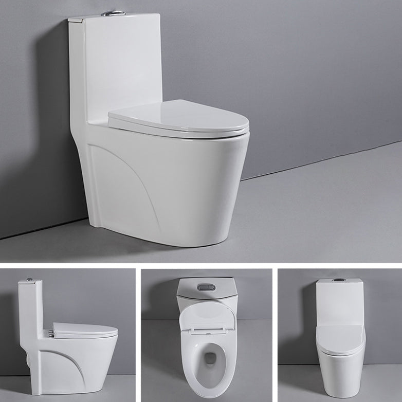 Contemporary One Piece Toilet Floor Mounted Toilet Bowl for Washroom Clearhalo 'Bathroom Remodel & Bathroom Fixtures' 'Home Improvement' 'home_improvement' 'home_improvement_toilets' 'Toilets & Bidets' 'Toilets' 6262285