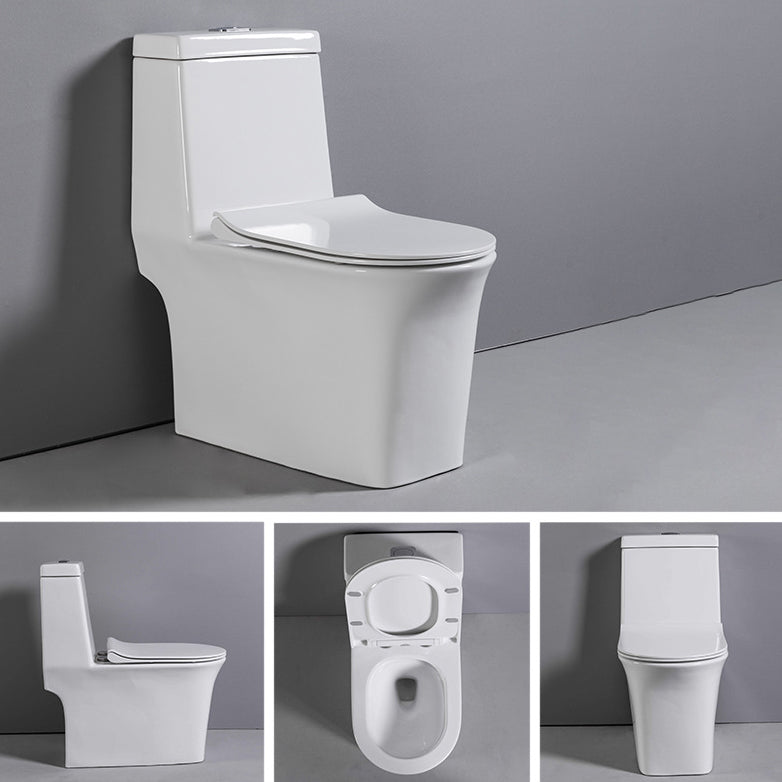 Contemporary One Piece Toilet Floor Mounted Toilet Bowl for Washroom Clearhalo 'Bathroom Remodel & Bathroom Fixtures' 'Home Improvement' 'home_improvement' 'home_improvement_toilets' 'Toilets & Bidets' 'Toilets' 6262287