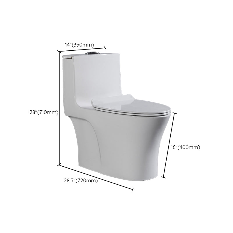 Contemporary One Piece Toilet Floor Mounted Toilet Bowl for Washroom Clearhalo 'Bathroom Remodel & Bathroom Fixtures' 'Home Improvement' 'home_improvement' 'home_improvement_toilets' 'Toilets & Bidets' 'Toilets' 6262295