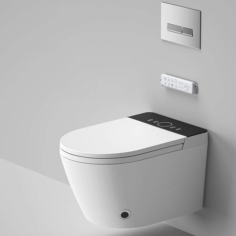 Modern White Wall Mount Urine Toilet Siphon Jet Toilet Bowl with Toilet Seat White/ Black Splash Proof (Upgrade Configuration) Toilet with Low Tanker Clearhalo 'Bathroom Remodel & Bathroom Fixtures' 'Home Improvement' 'home_improvement' 'home_improvement_toilets' 'Toilets & Bidets' 'Toilets' 6274734